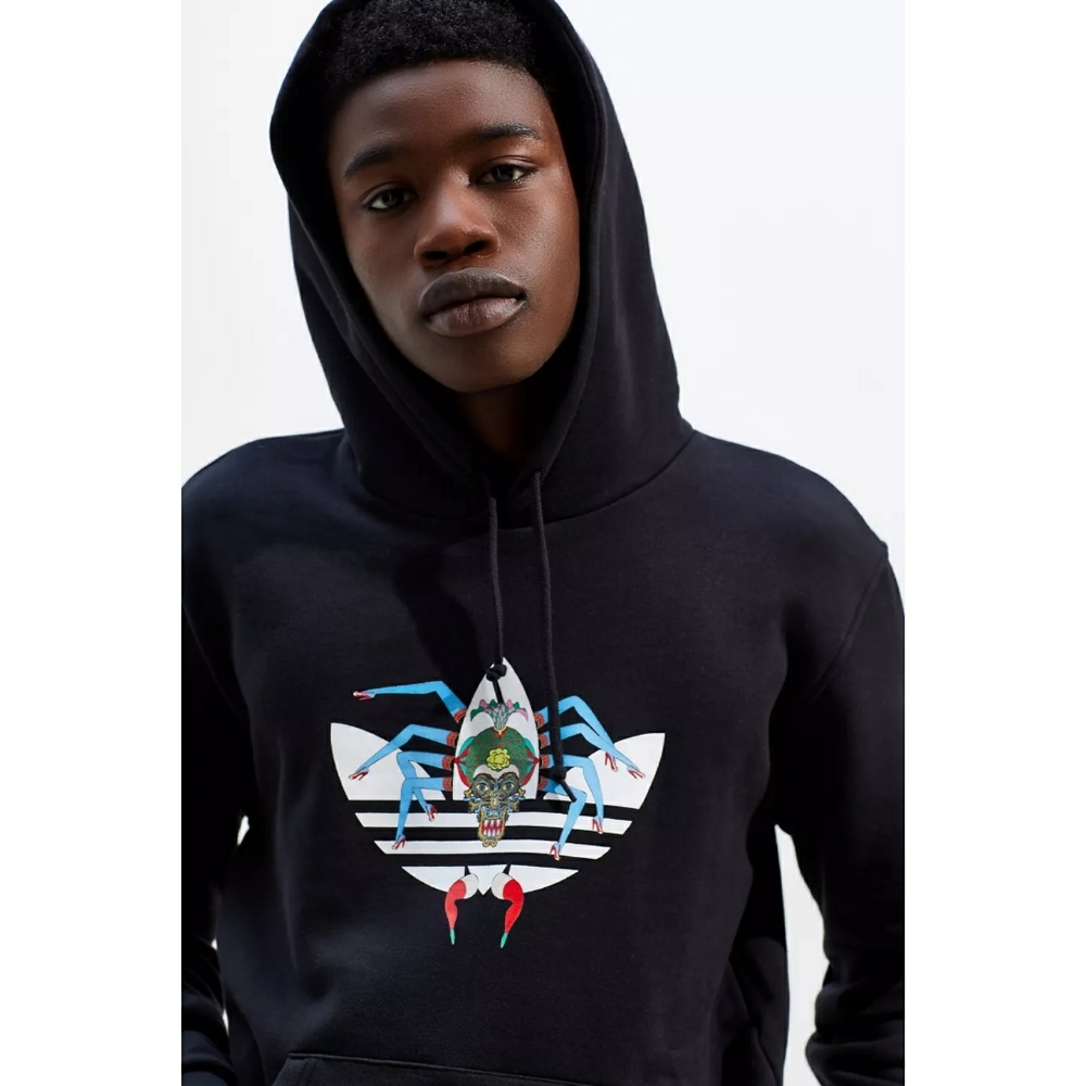 Adidas Originals Tanaami Trefoil Hoodie Sz Medium - Picture 3 of 9